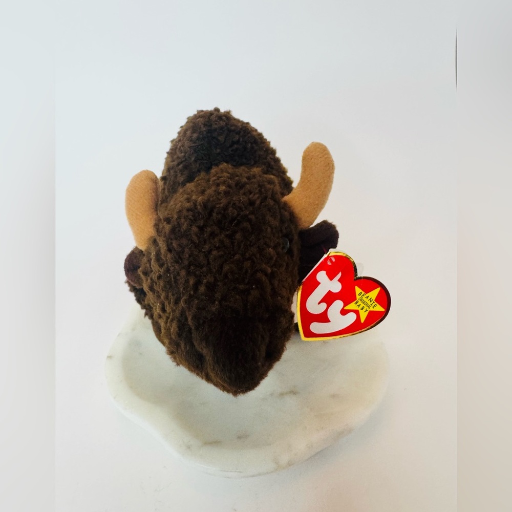🦬TY BEANIE BABY “ROAM” THE BUFFALO PLUSH WOOLY 1998 COLLECTION